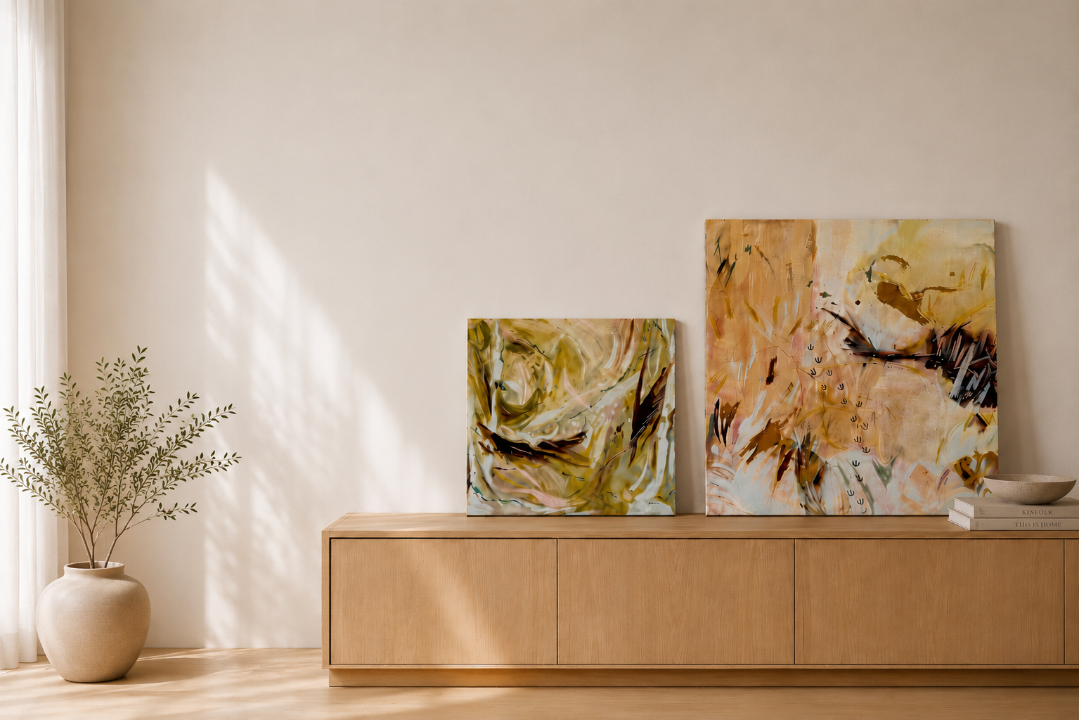 Australian abstract paintings by Anakita Escalante