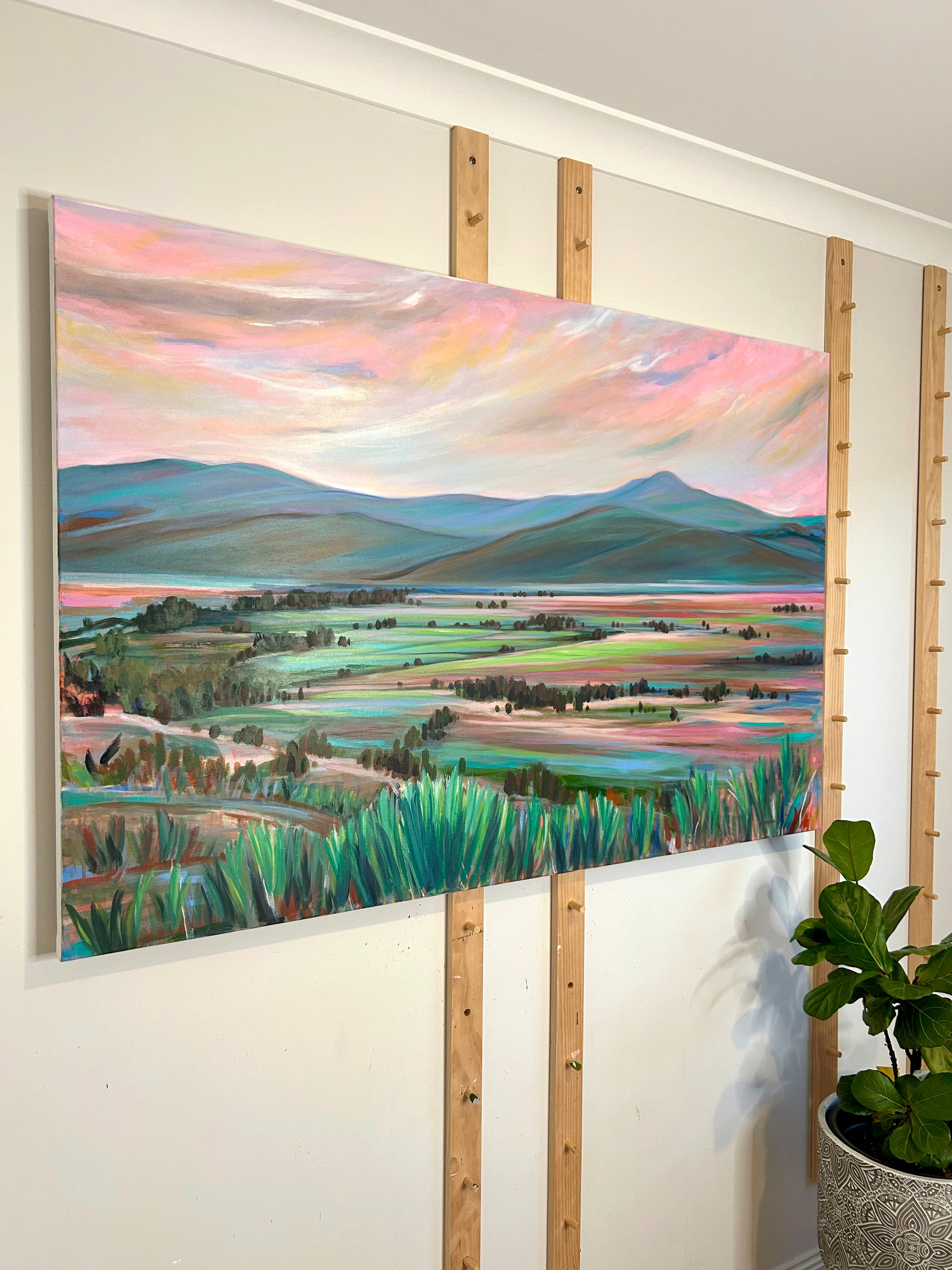 Dream Valley original Australian landscape artwork by Anakita Escalante